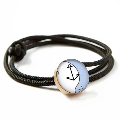 Bronze Rope Bracelet-Chart Anchor