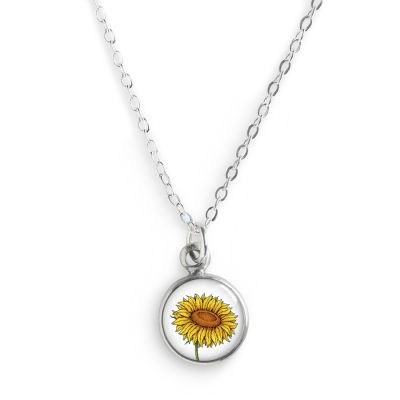 Ukraine Sunflower Necklace